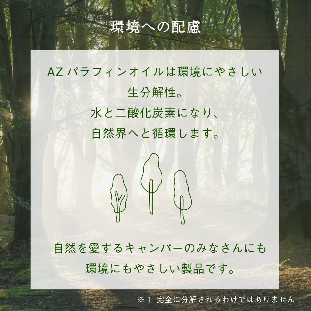 生分解性で環境にやさしい