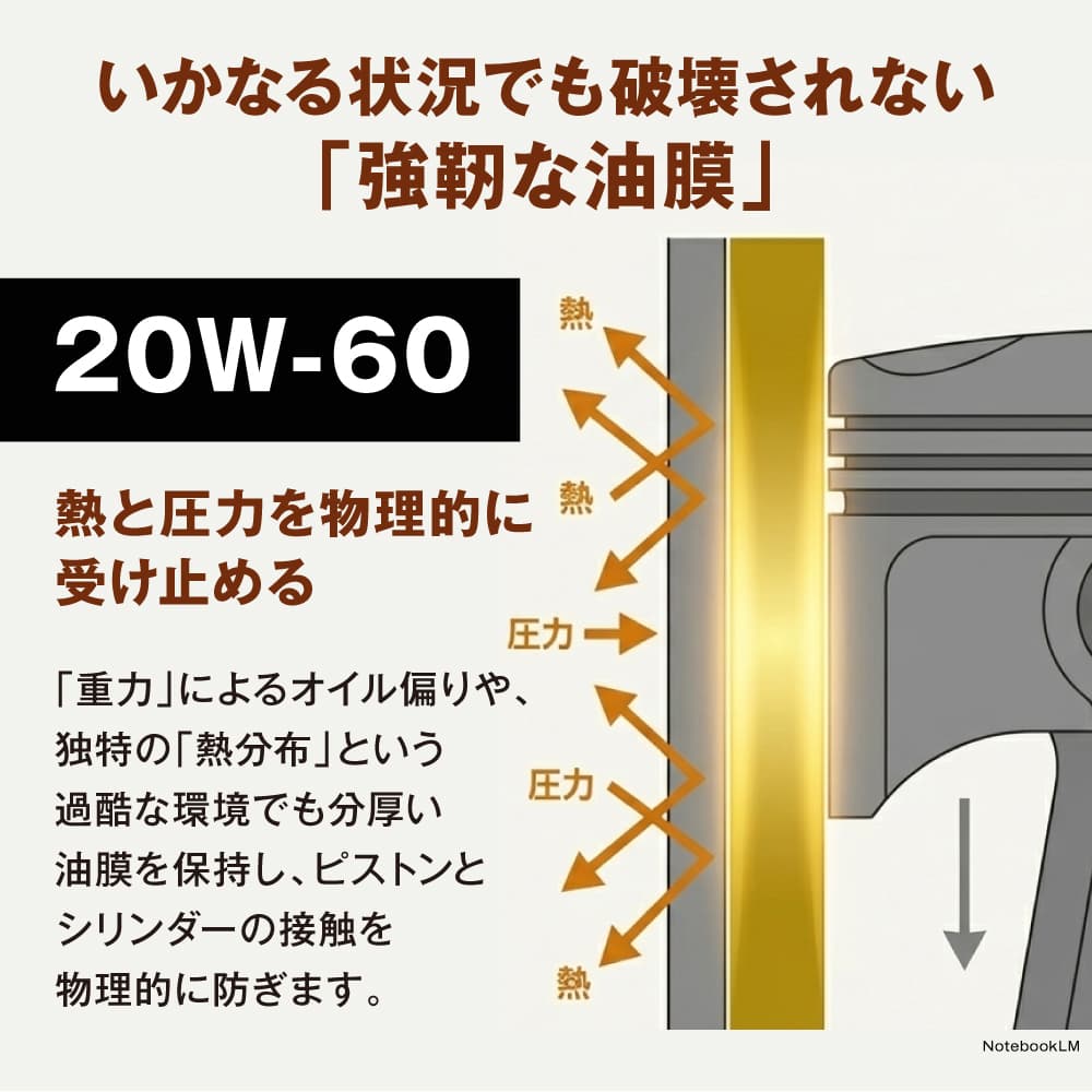いかなる状況でも破壊されない強靭な「油膜」