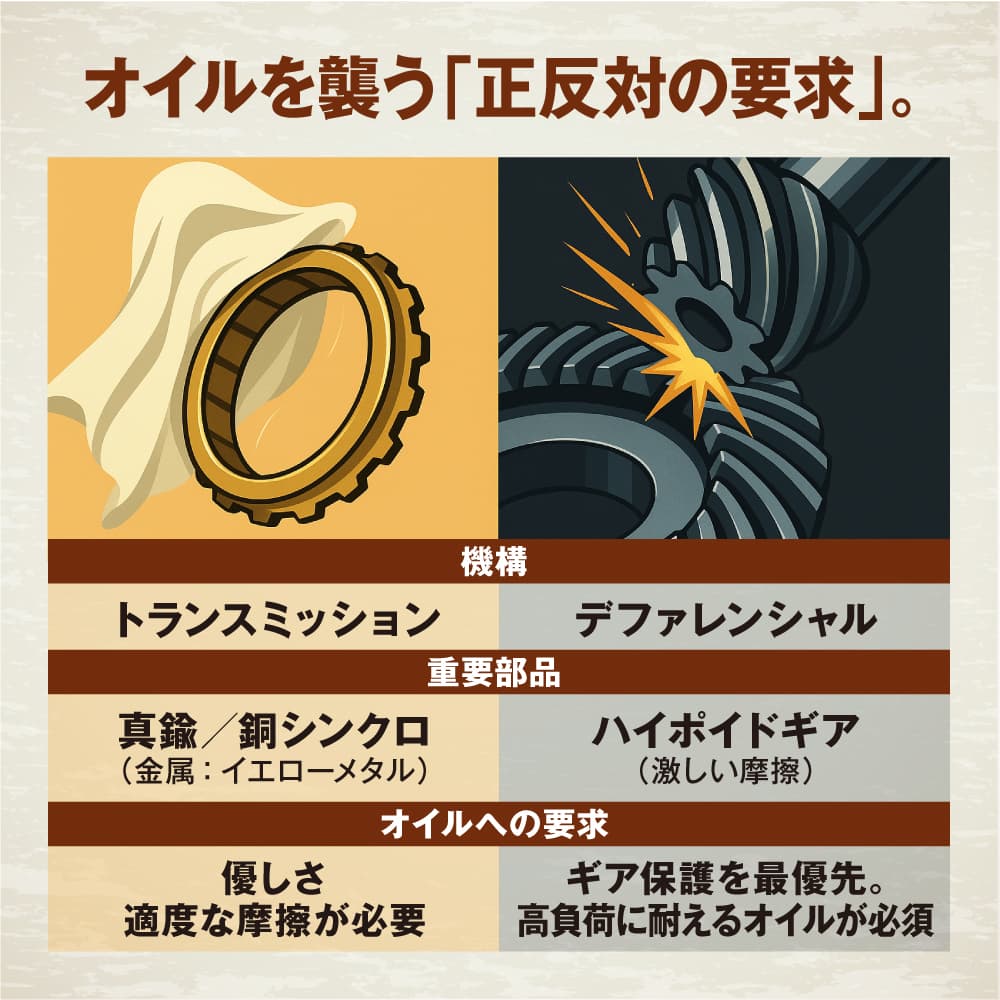 オイルを襲う、正反対の要求