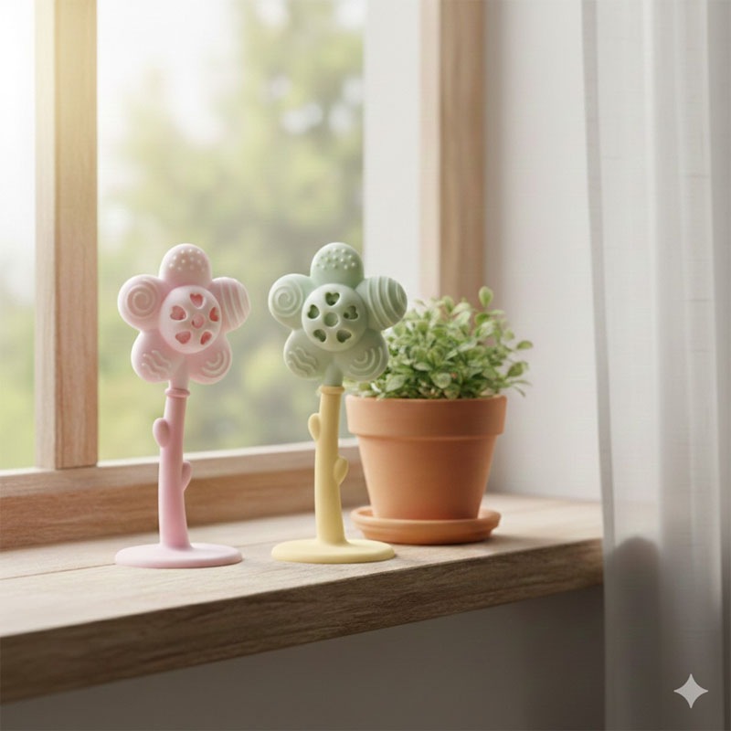 キッズ・エンターテインメント チュピエ フラワーラトル&ティーザー
