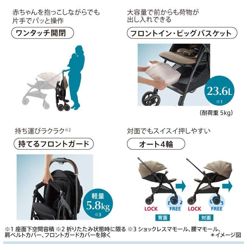 アップリカ ラクーナクッションフリーAE