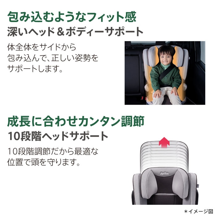 アップリカ Aprica ジュニアシート ライドクルー ISOFIX