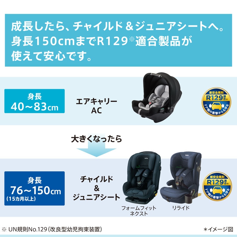 ベビーシート アップリカ Aprica エアキャリーAC