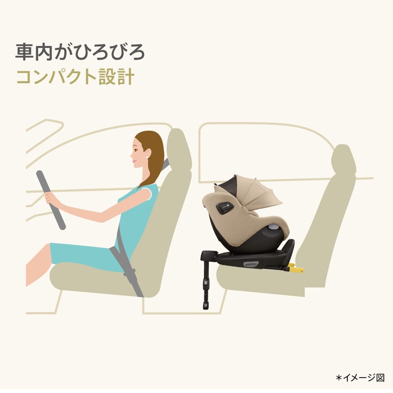 アップリカ Aprica クルリラ エックス プラスAC 回転式 チャイルドシート