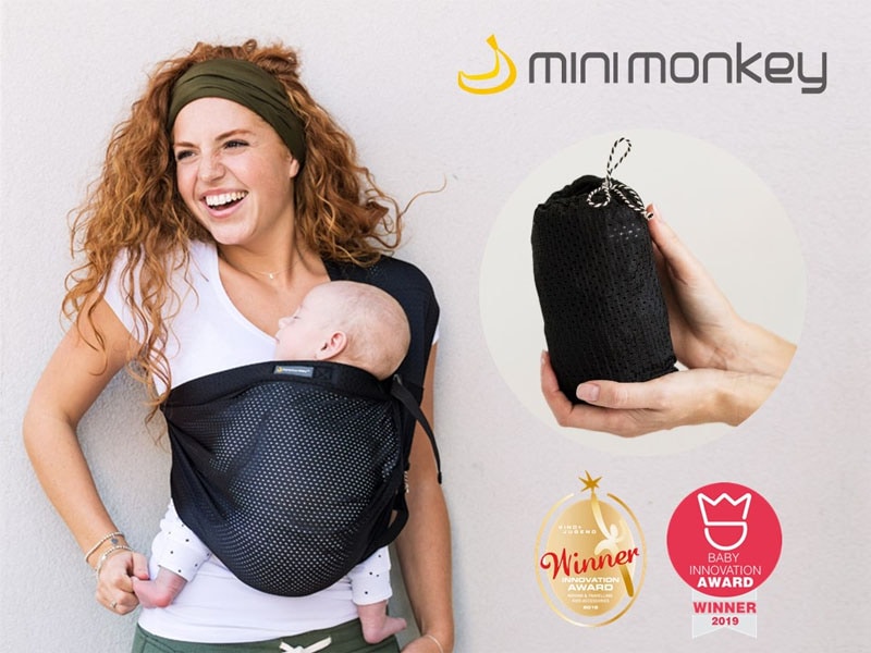 キッズ・エンターテインメント ミニモンキー ミニスリング メッシュ 抱っこひも