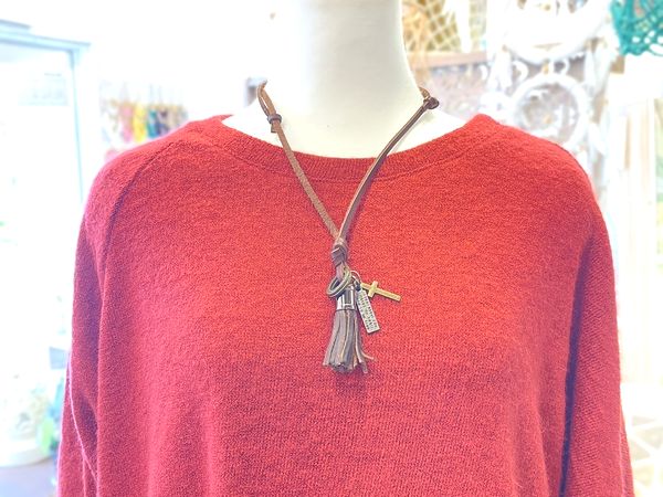 タッセル】ネックレス／メンズネックレス エスニックファッション 