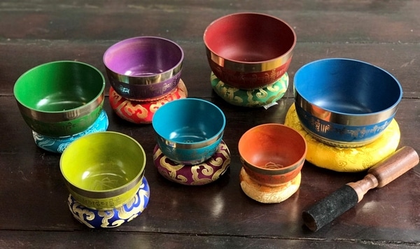 第 5 休も チャクラ 音階G 19㎝ ハンドメイドシンギングボウル 【4特典付】 