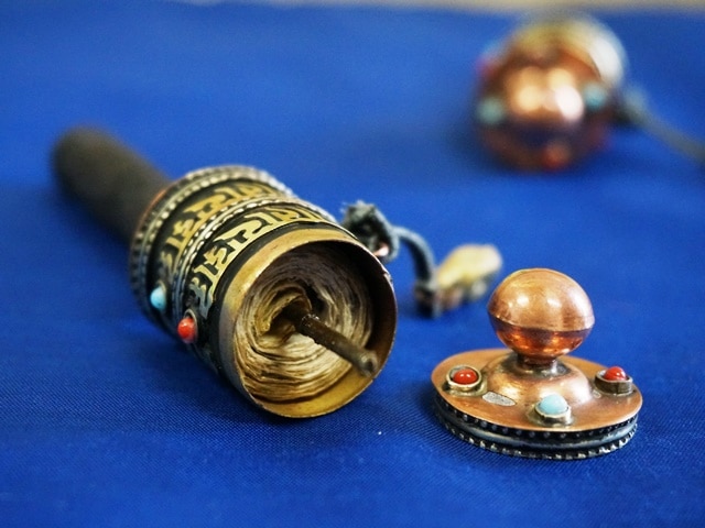 チベット密教法具マニ車L1 ◇チベット密教法具◇マニ車◇L2 - TashiTageタシタゲ