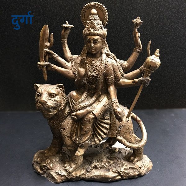虎に乗ったドゥルガー／戦いの女神／ヒンドゥー教の女神-アジアンライフスタイルチャナン　公式通販