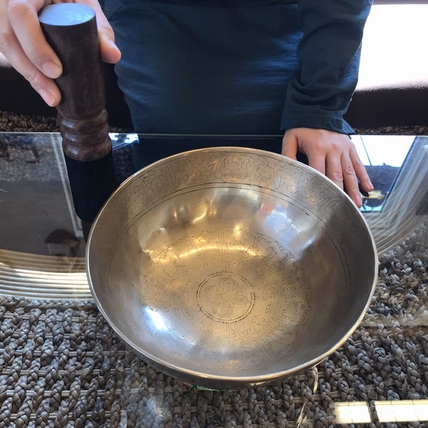 シンギングボウル／フルムーンボウル【φ17cm・セブンメタル】【A