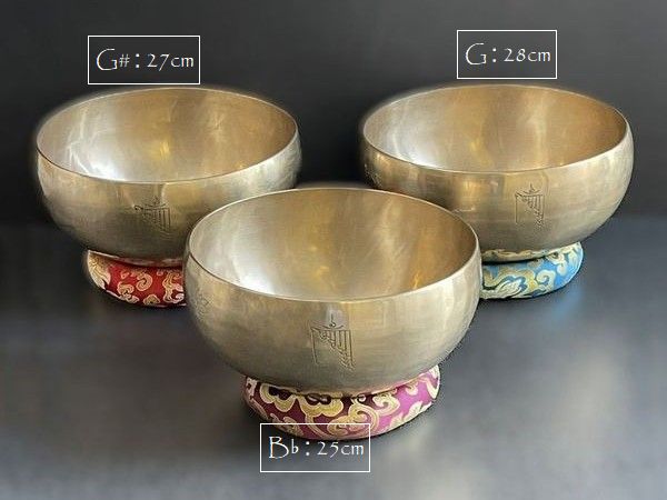 ウルチバチシンギングボウル　F音/22.0cm /付属品付き Amazon.co.jp: シンギングボウル 7メタル 3点セット付 シンギング
