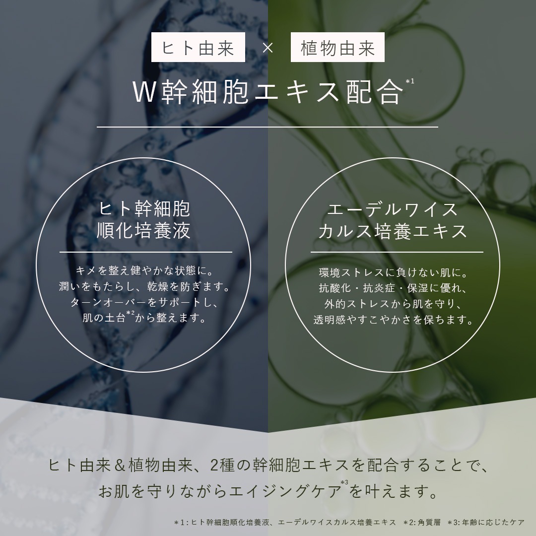 W幹細胞エキス配合