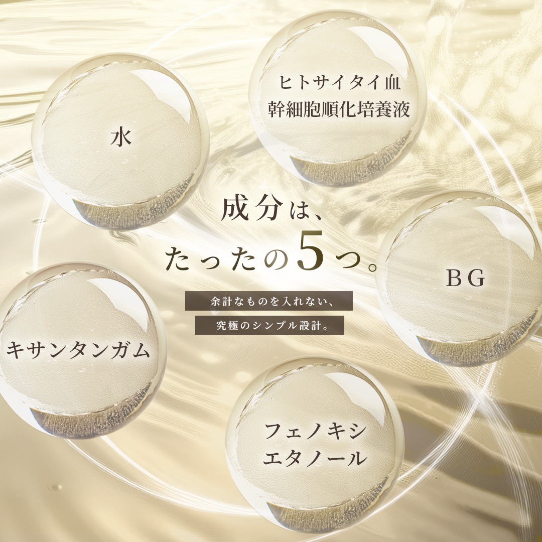 原液美容液 ヒト幹細胞培養液 エイジングケア ハリ ツヤ たるみ シワ