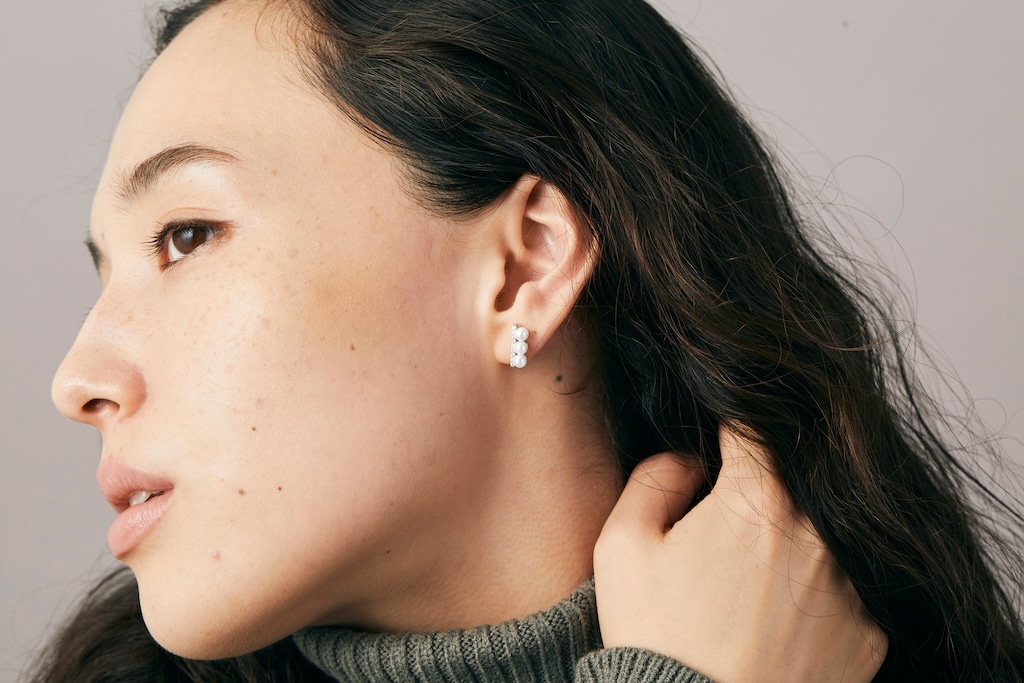 Baqless Charisma Aida Silverピアス(店舗限定カラー) - ピアス(両耳用)