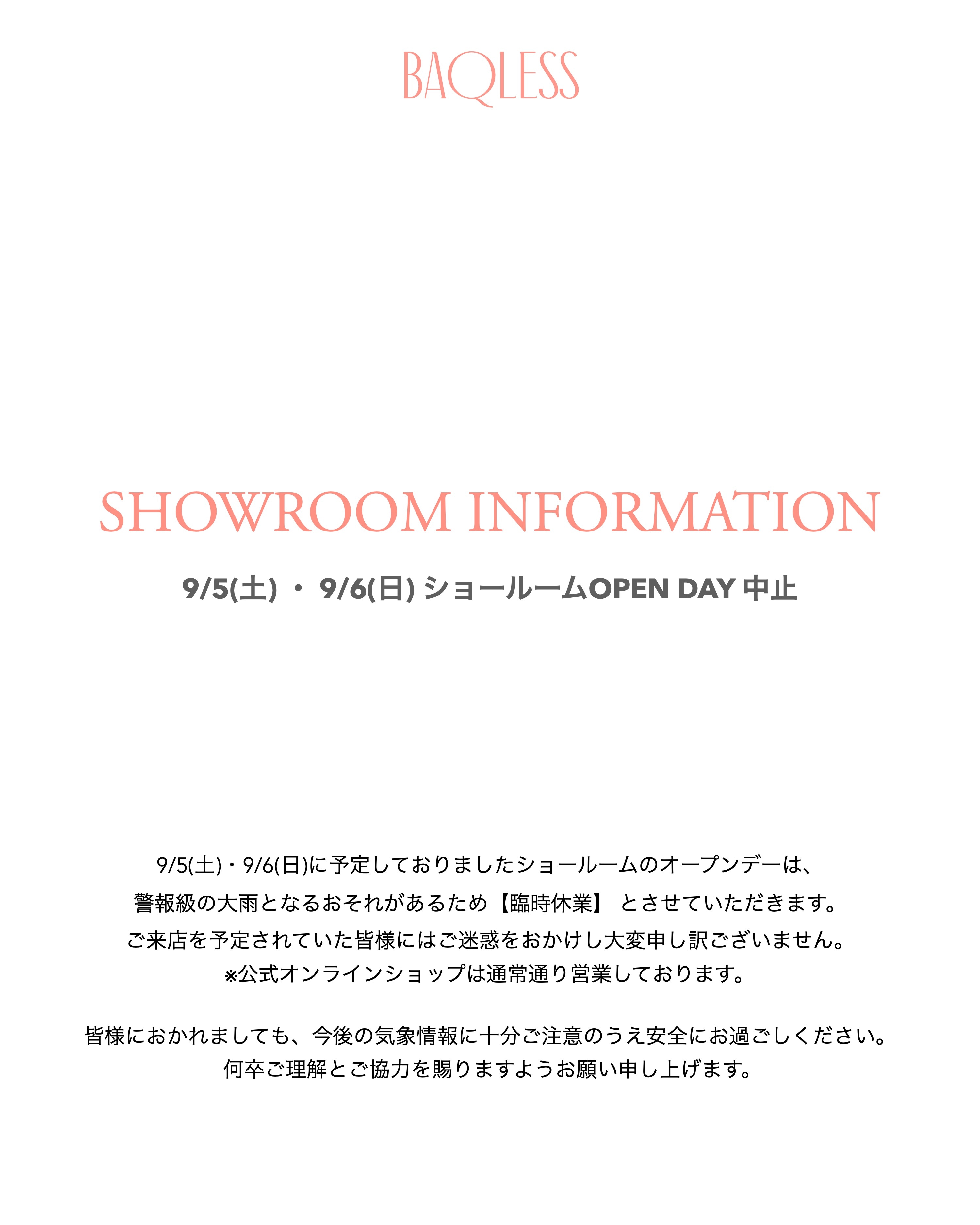 Baqless Tokyo Showroom