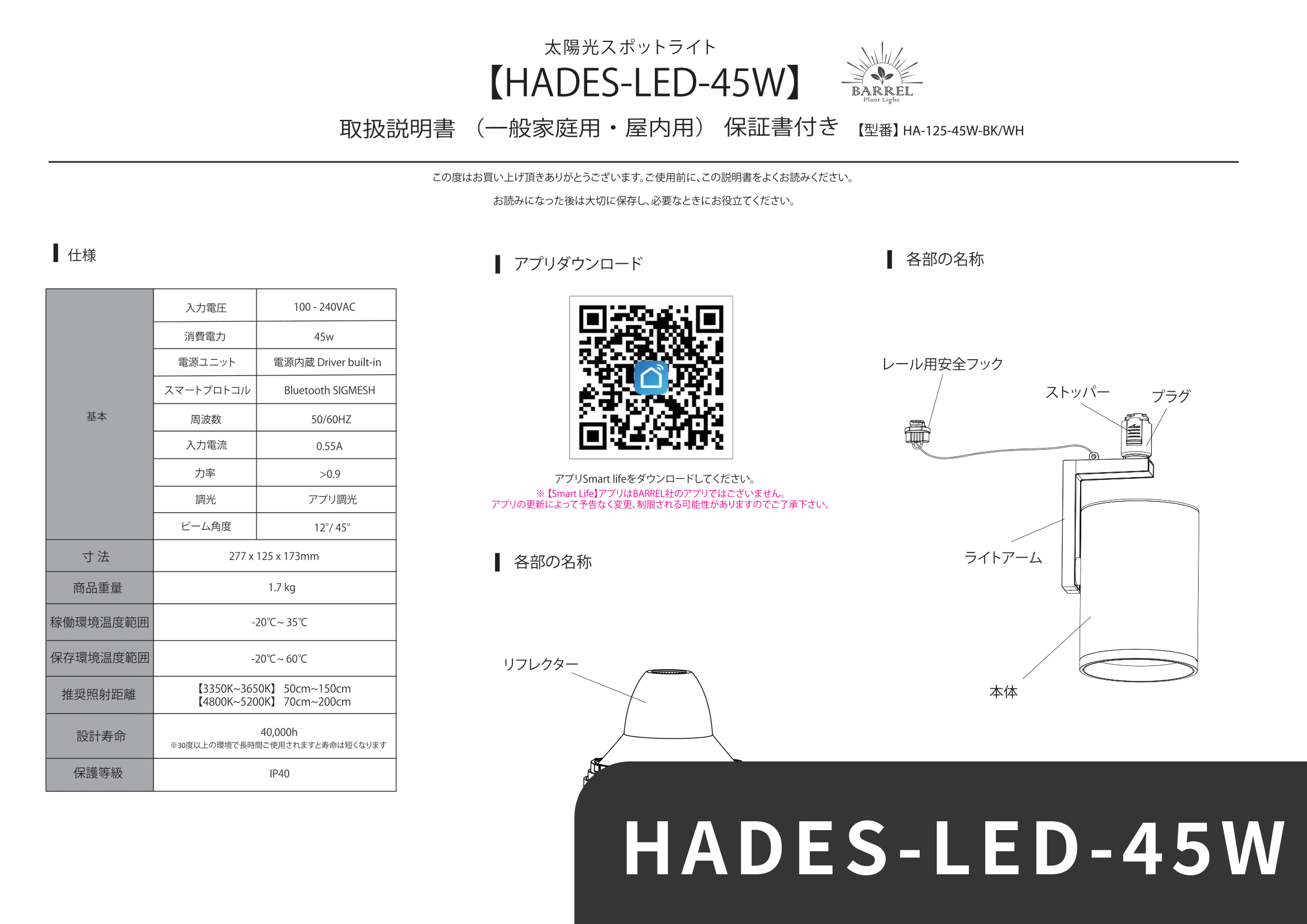 HADES LED 45W