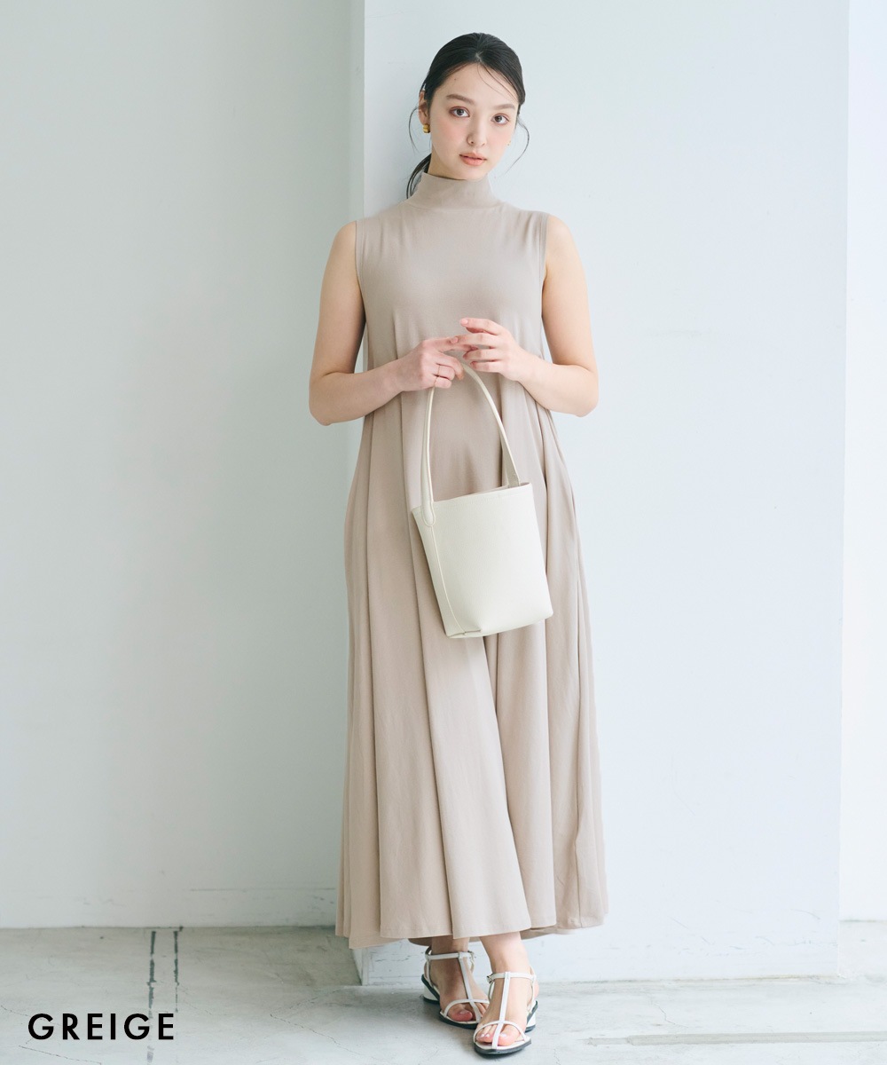 8/13(水)12時セール開始》ハイネックワンピース【宅配便