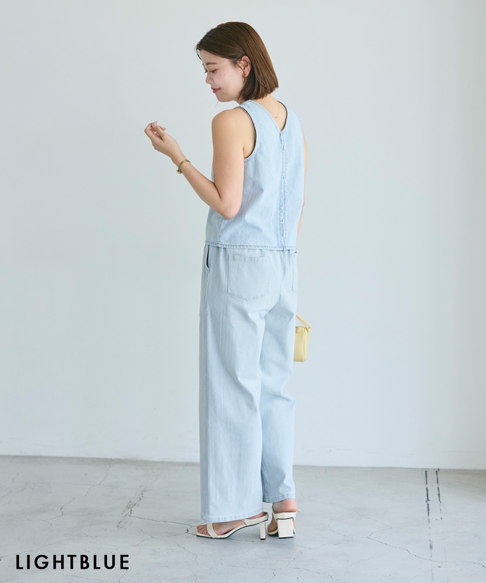 トップス mdk Halter-neck denim top - Women | MANGO OUTLET USA