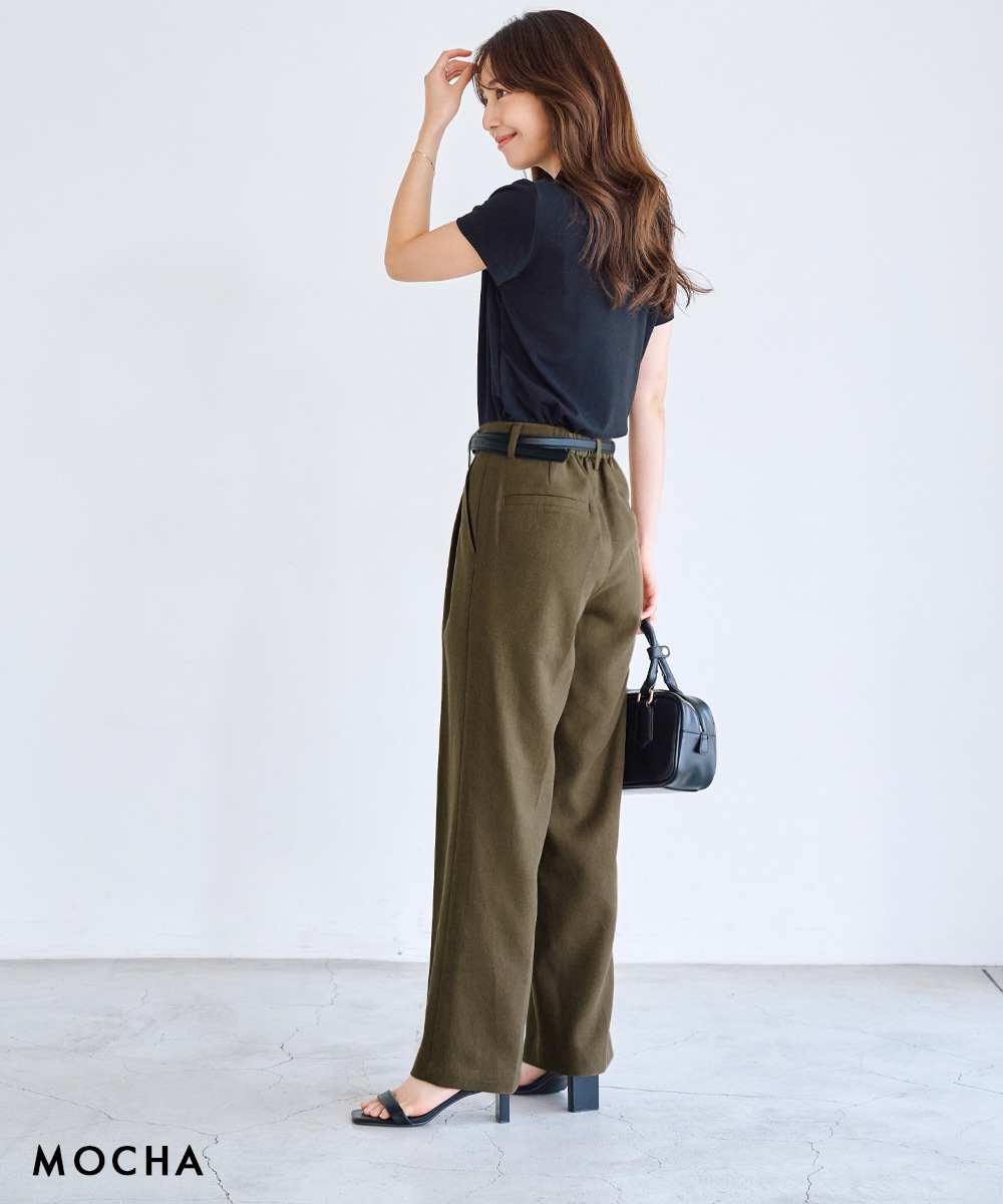 リネンワイドパンツ【宅配便】 | すべての商品 | BASEMENT online