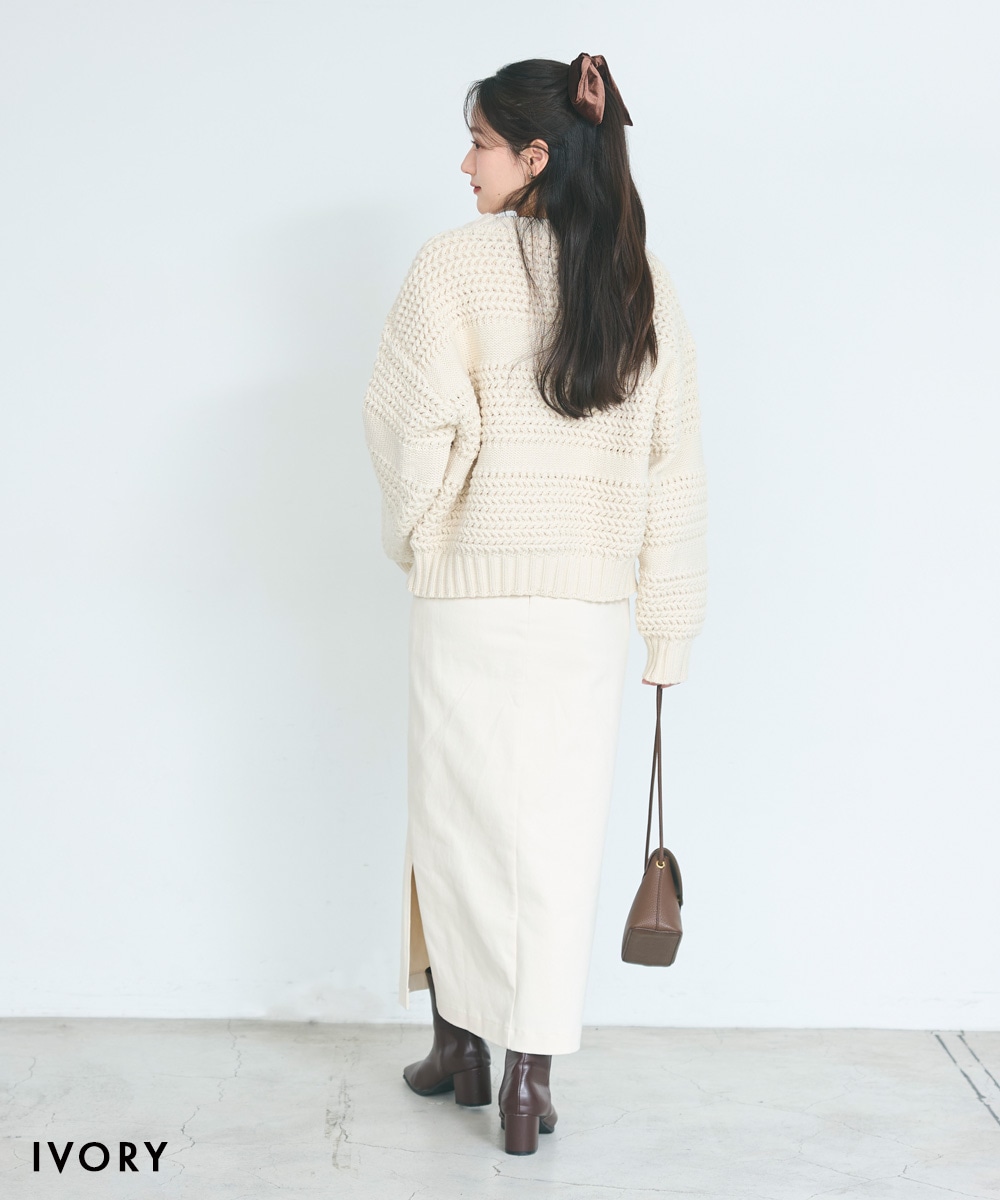ケーブルニットカーディガン【宅配便】 | すべての商品 | BASEMENT online