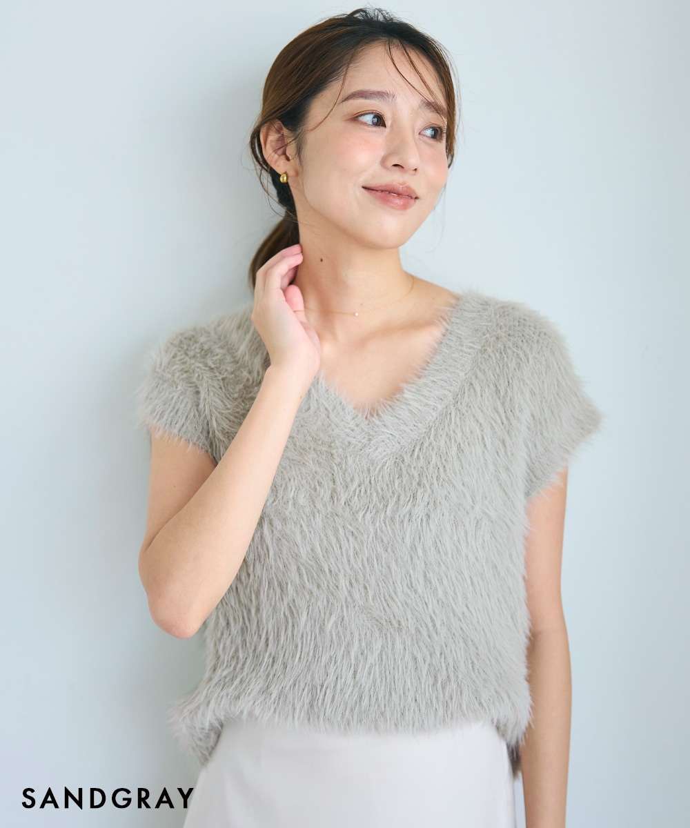 【ASTRAET】シャギーVネックベスト UNITED ARROWS｜<ASTRAET>シャギー Vネック ベスト | Rakuten Fashion