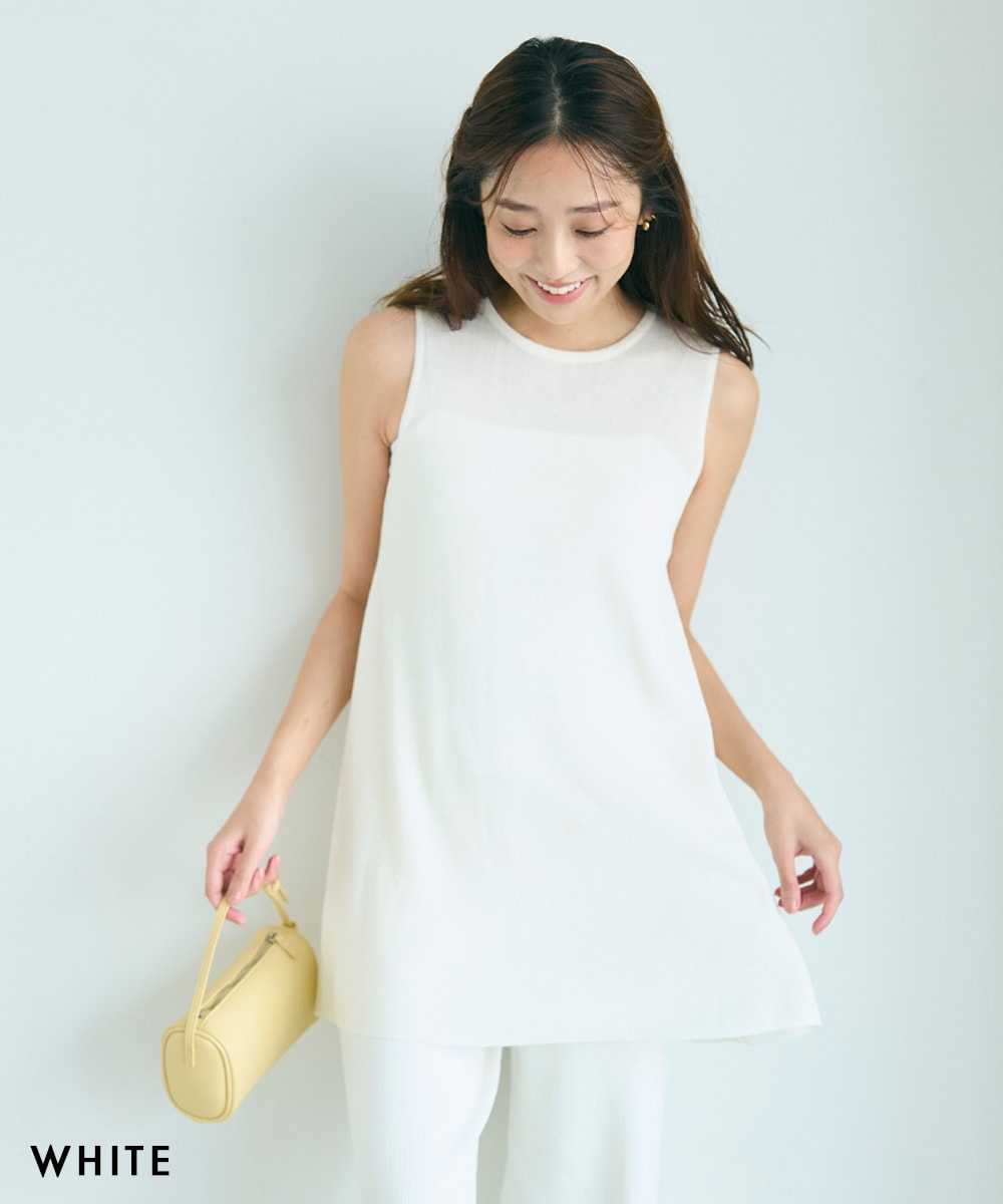 Anna様用出品 アニュアンス anuans シルクブレンドニットプルオーバー （IVORY