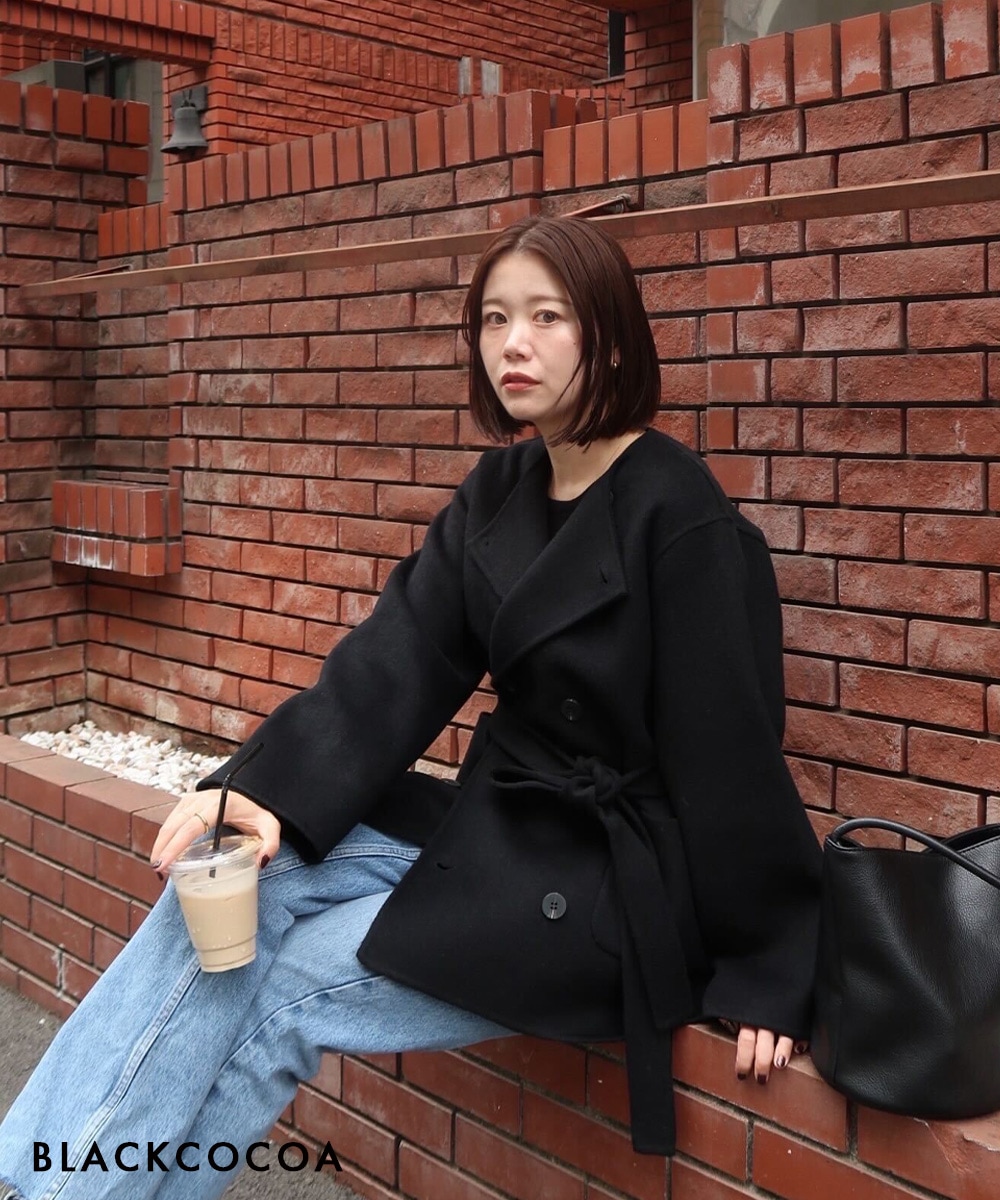 BASEMENTonline リバーミドルコート ベースメントオンライン コート 10/26(日)12:00 55%OFFSALE開始》【MAAYA DESIGN】リバーミドル