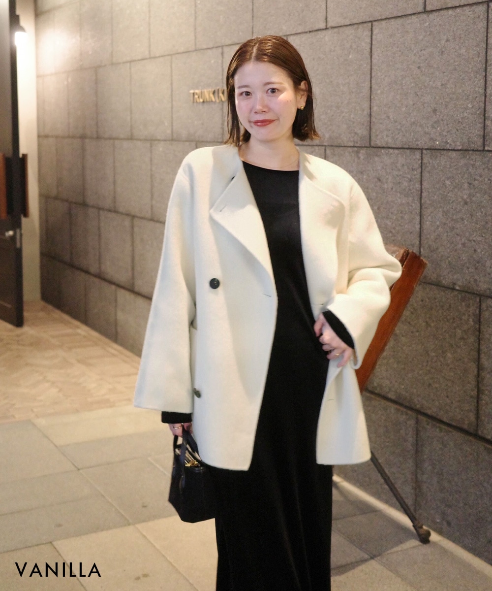 BASEMENT online リバーミドルコート 10/26(日)12:00 55%OFFSALE開始》【MAAYA DESIGN】リバーミドル