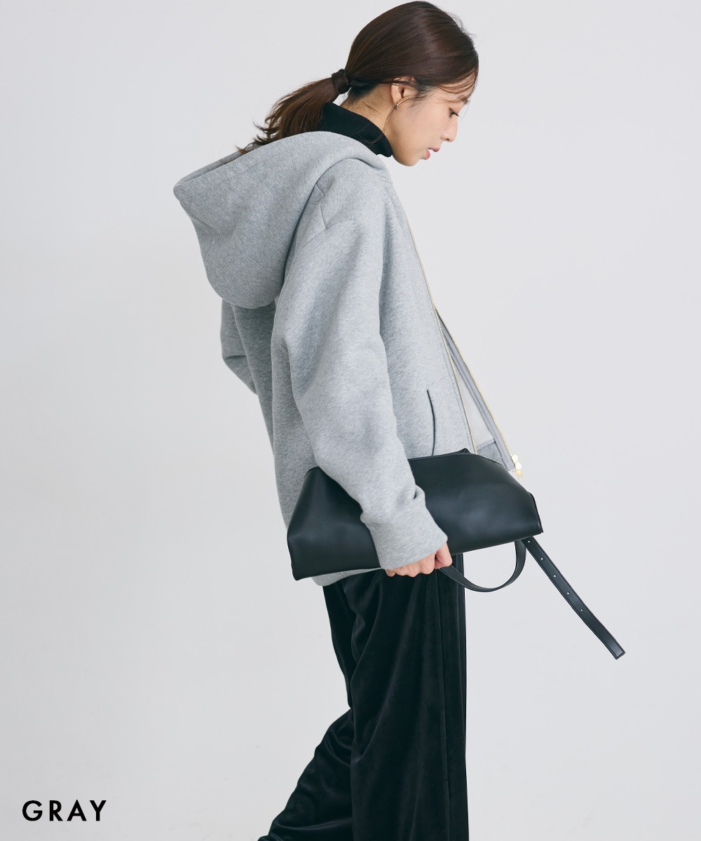 ダブルジップ裏起毛パーカー【宅配便】 | すべての商品 | BASEMENT online