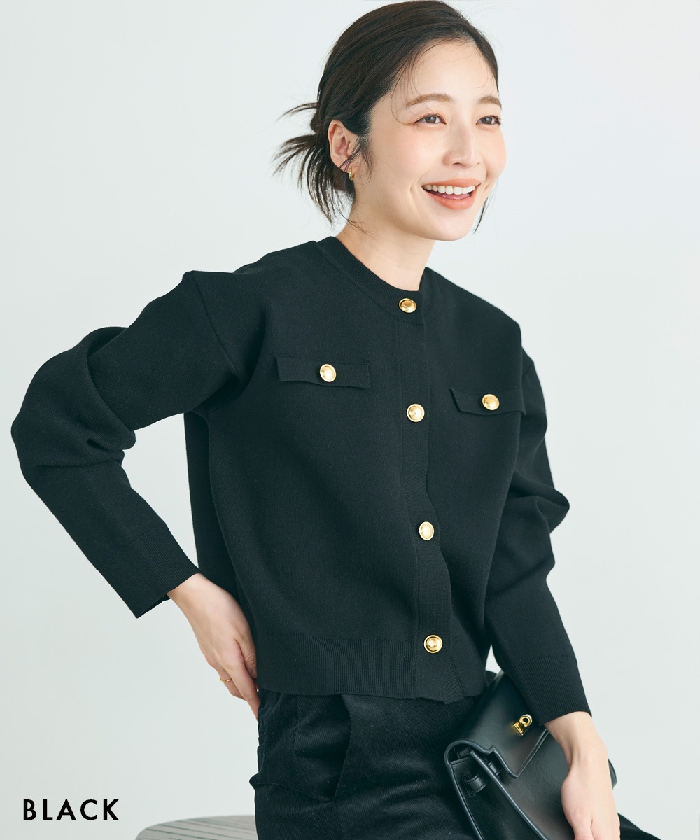 HARUKA DESIGN】ゴールドボタンカーディガン【宅配便】 | すべての商品