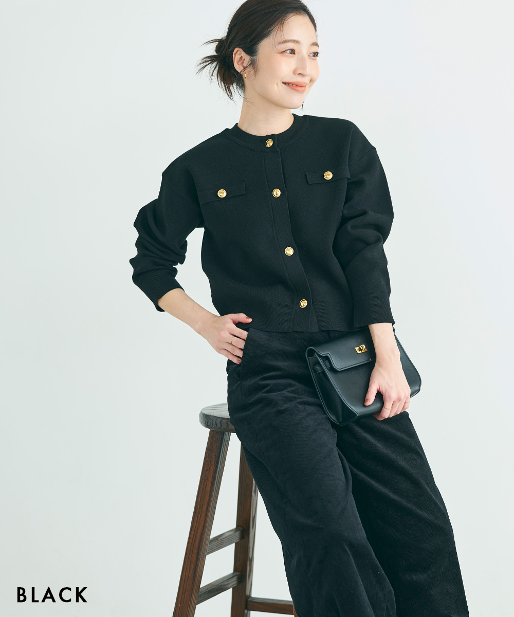 HARUKA DESIGN】ゴールドボタンカーディガン【宅配便】 | すべての商品