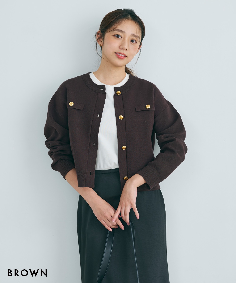 HARUKA DESIGN】ゴールドボタンカーディガン【宅配便】 | すべての商品