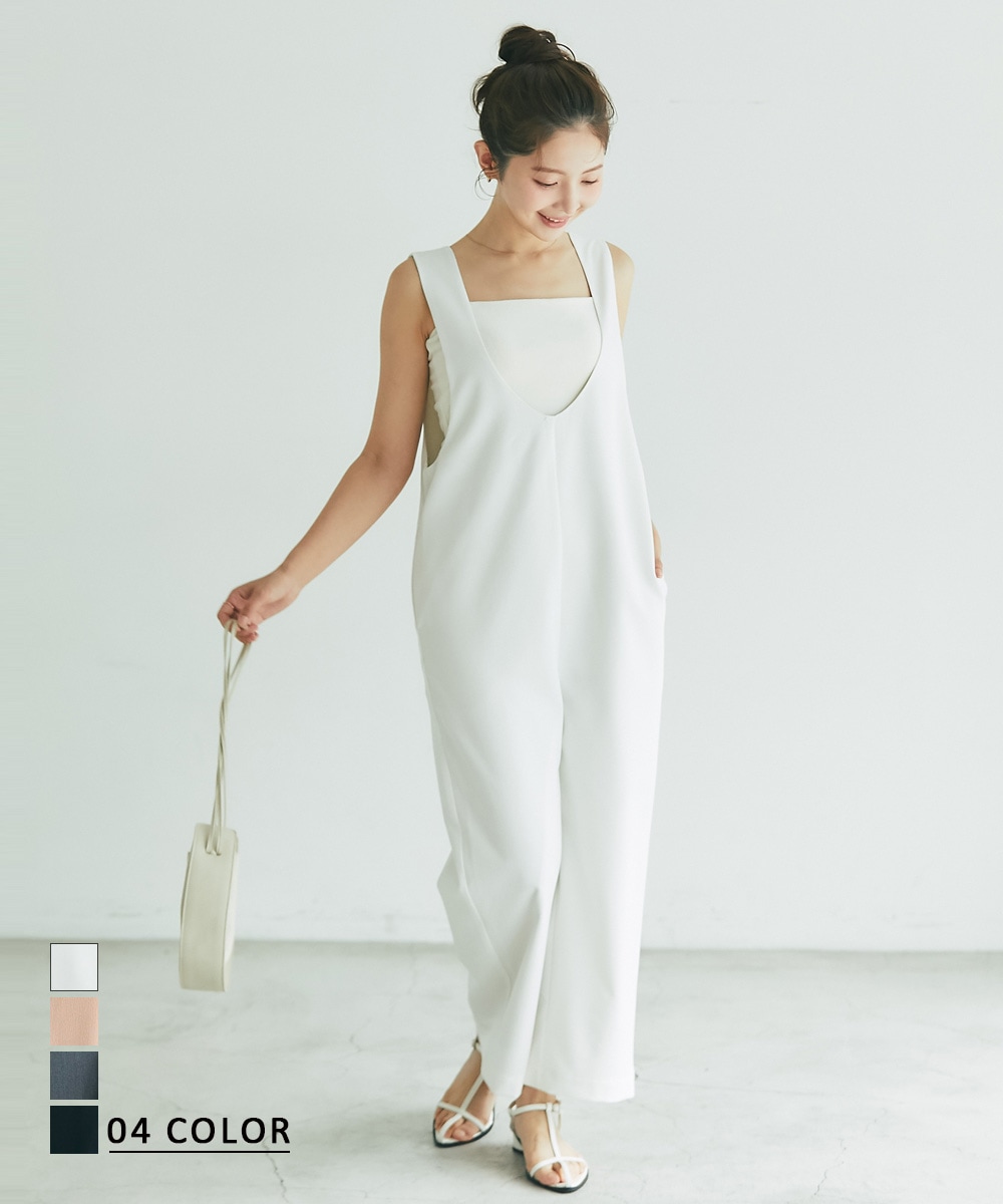 HARUKA DESIGN】ディープUネックサロペット 【宅配便】 | すべての商品