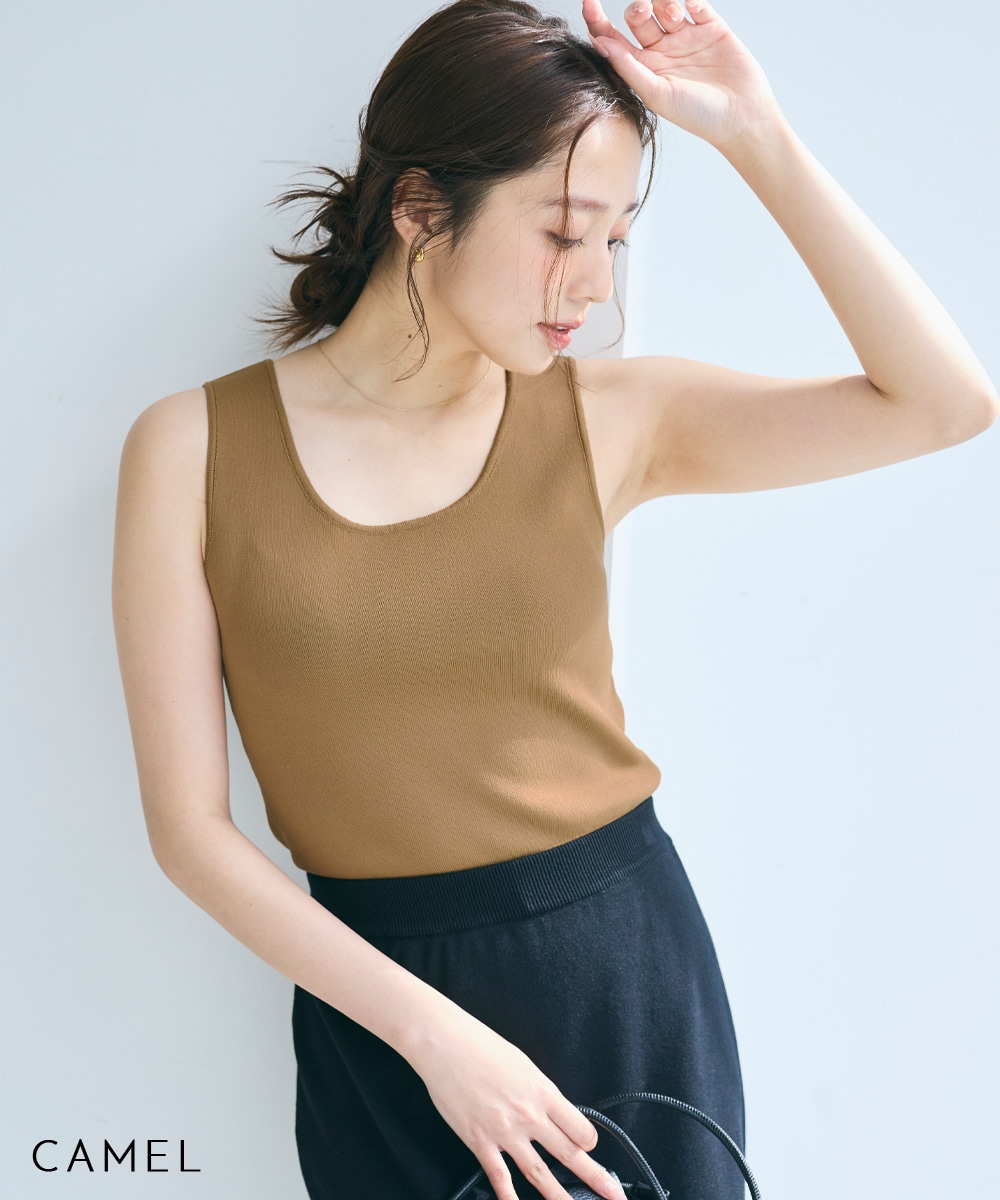 HARUKA DESIGN】ノースリーブラウンドトップス【宅配便】 | 新作