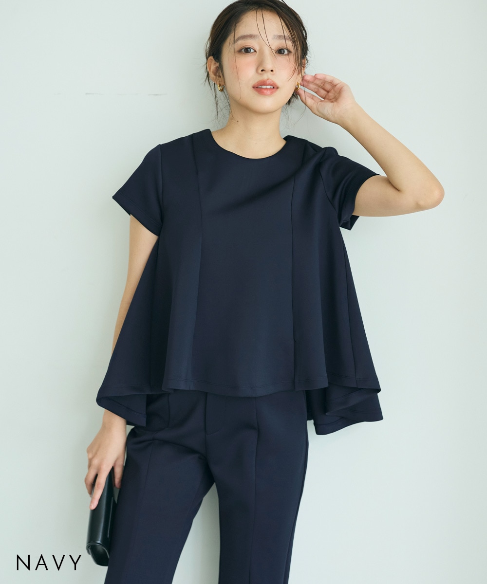 MAAYA DESIGN】フレアポンチハーフスリーブ【宅配便】 | 新作 