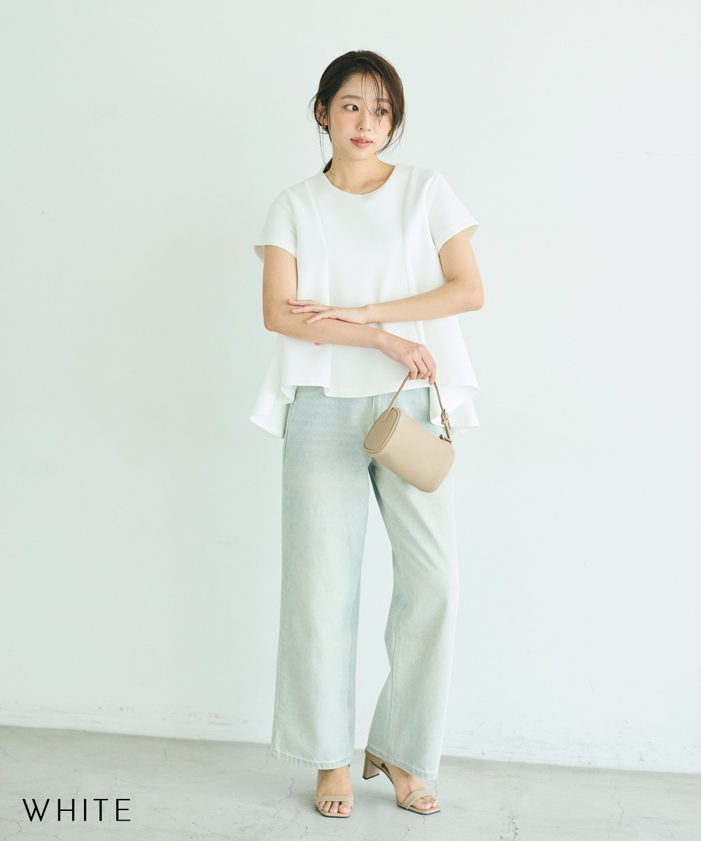 MAAYA DESIGN】フレアポンチハーフスリーブ【宅配便】 | 新作 