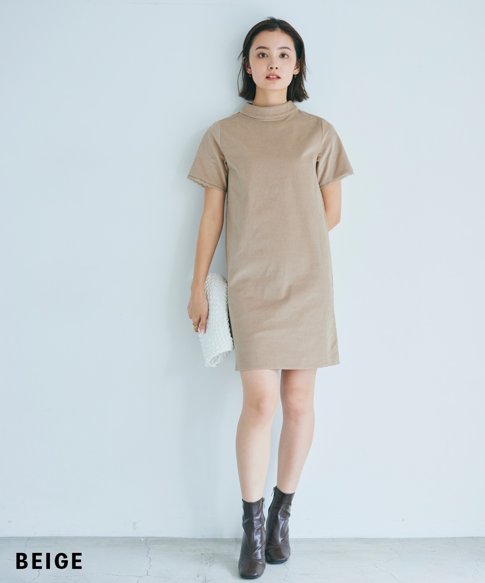 MAAYA DESIGN】コーデュロイミニワンピース【宅配便】【2023AW】 soku 