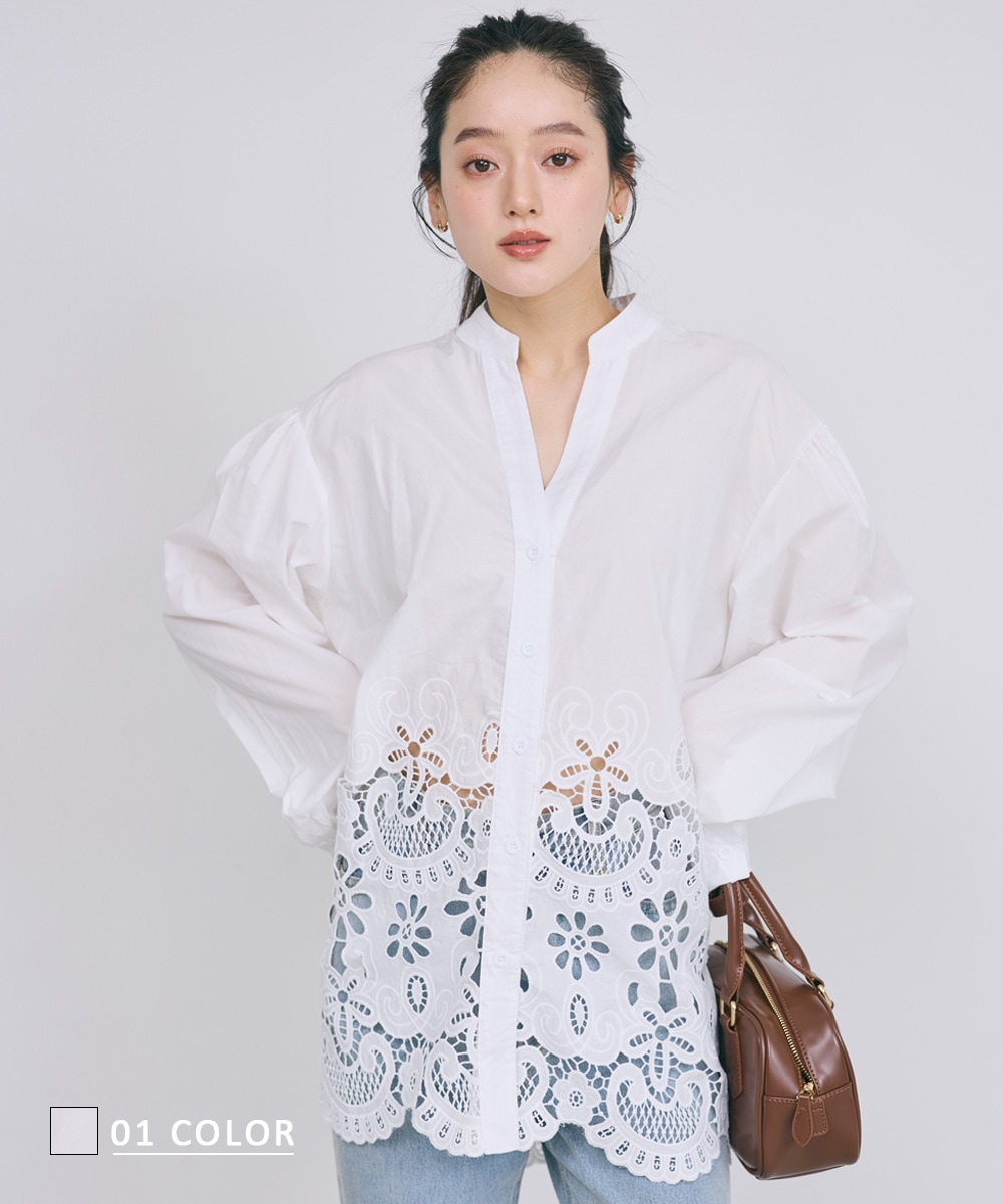 刺繍ブラウス【宅配便】 | 新作 | BASEMENT online