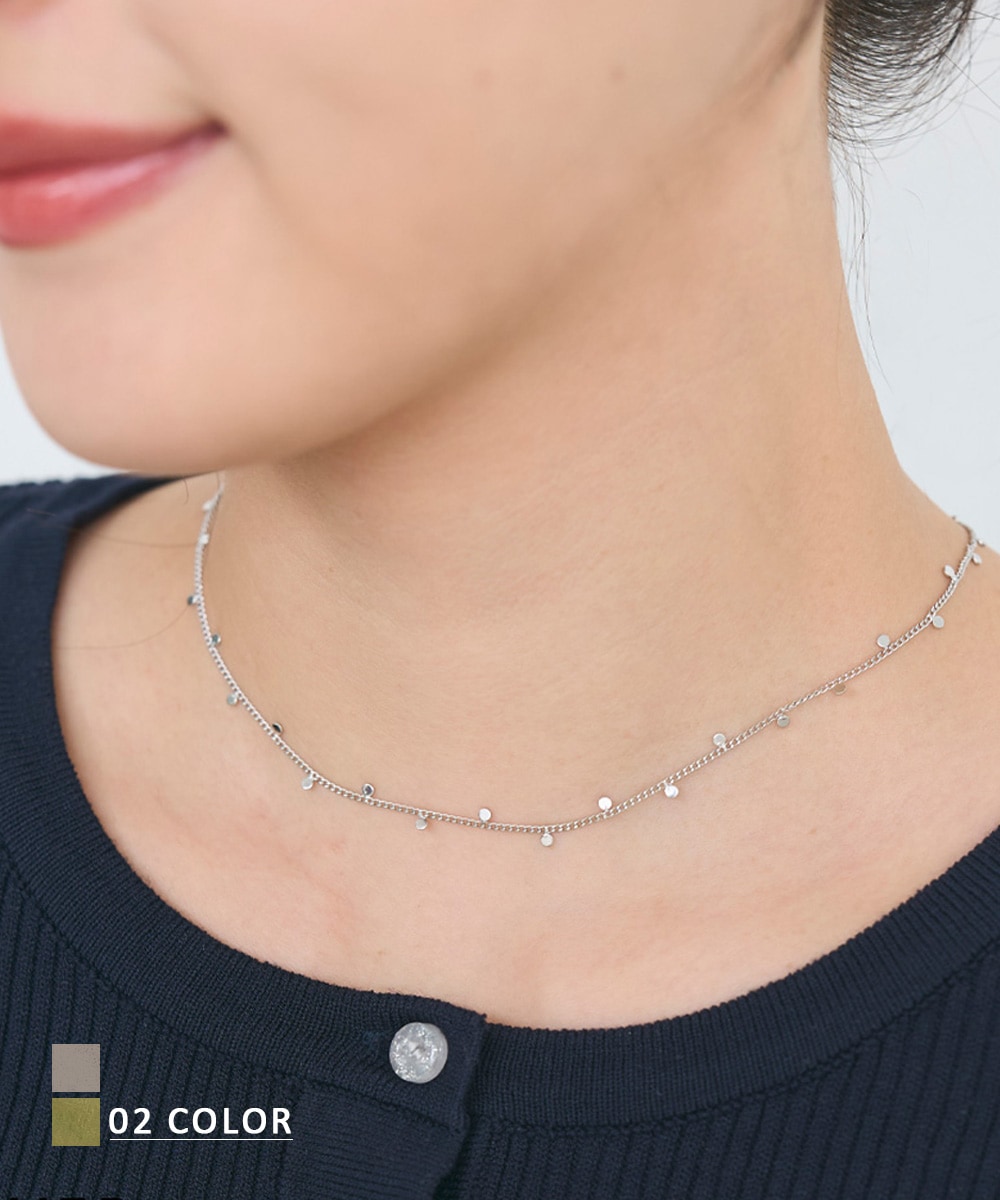 ドットチェーンネックレス