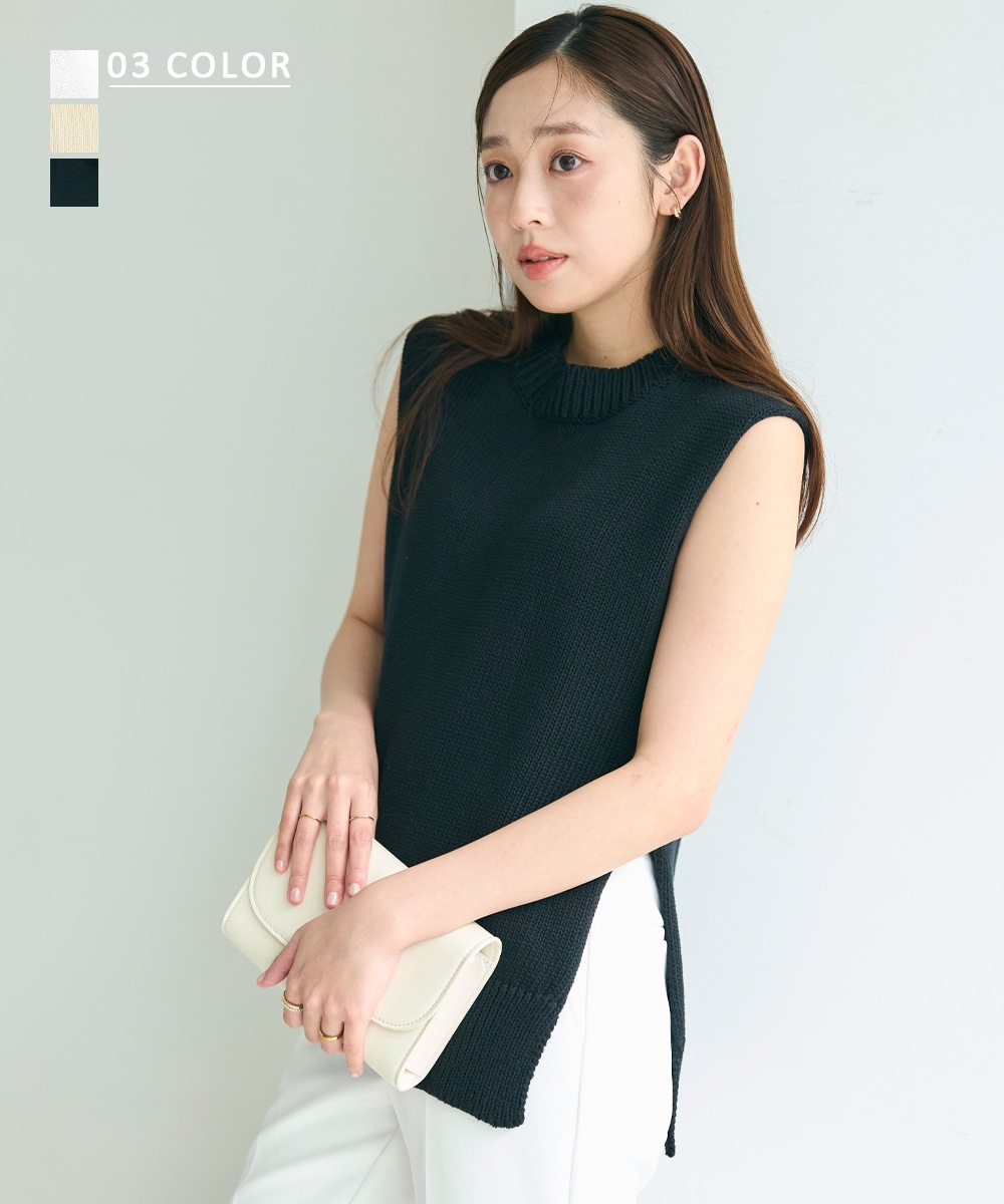 新品 スリットノースリニット 5/11(月)12時40分販売開始》スリットノースリニット【宅配便】 | 新作