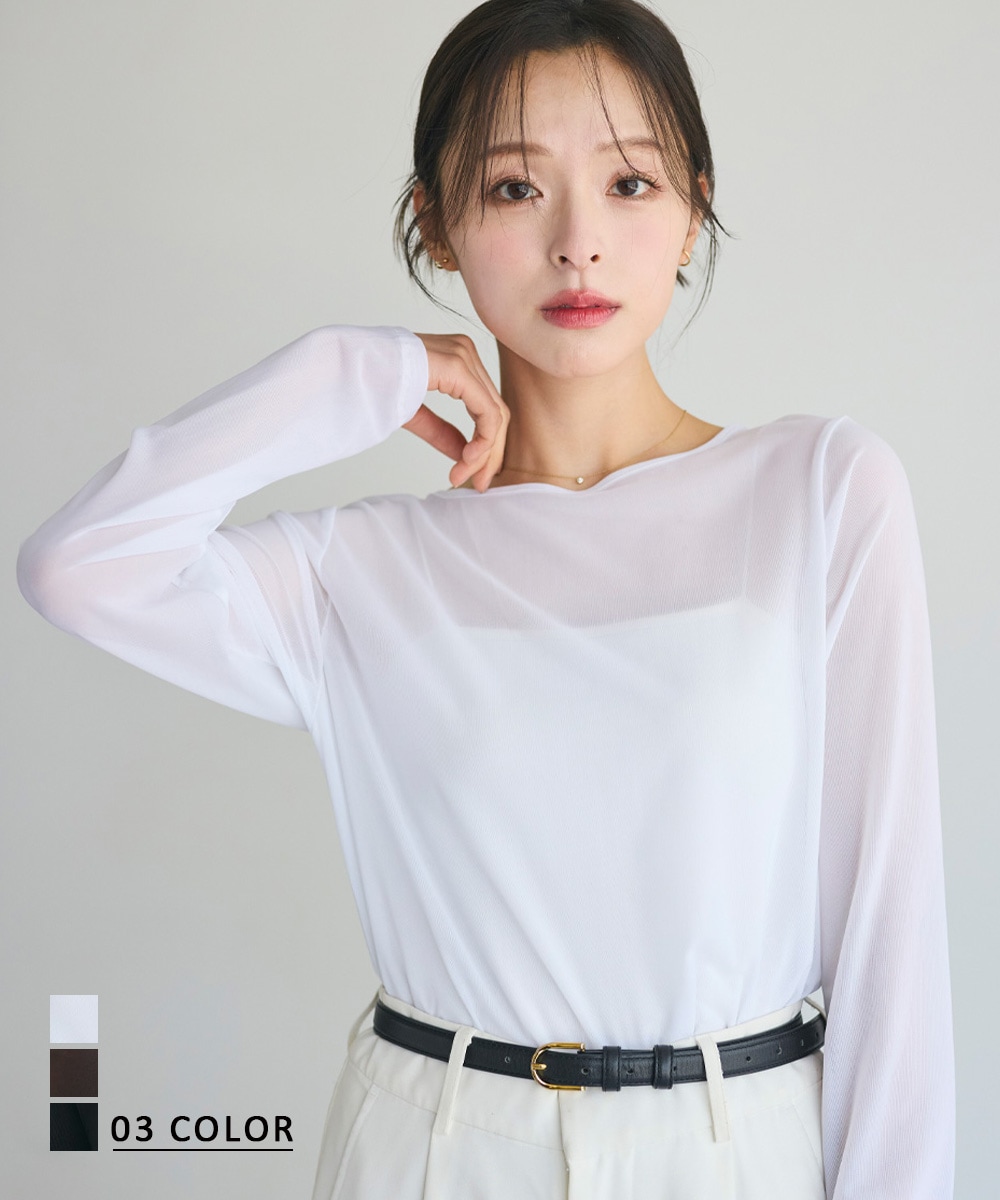 シアーチュールトップス