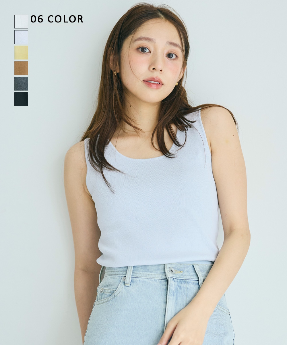 【HARUKA DESIGN】ノースリーブラウンドトップス