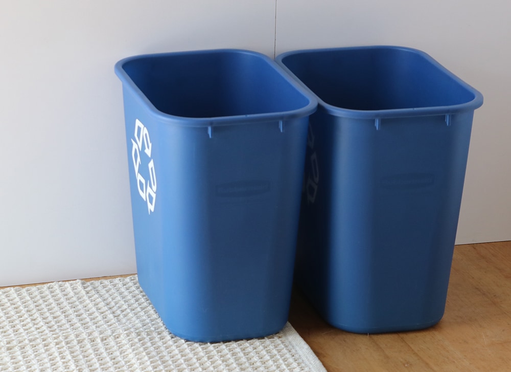 日本卸値 ラバーメイド リサイクルボックス ブルー/57187365 ゴミ箱、ダストボックス ENTEIDRICOCAMPANO