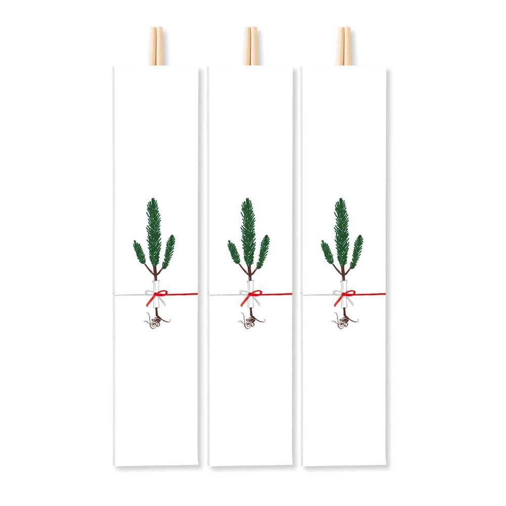 祝い松 箸包み 3膳入