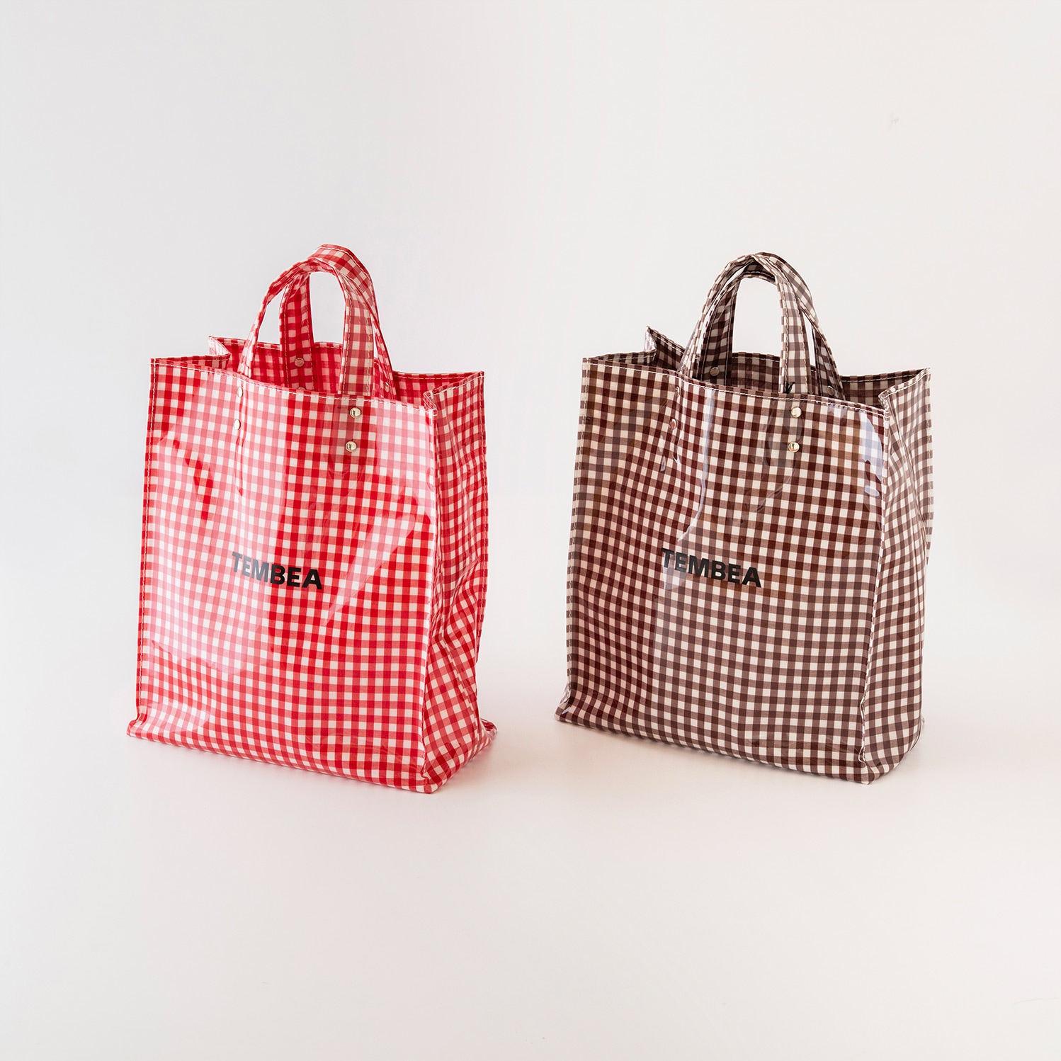 PAPER TOTE MEDIUM　RED・BROWN