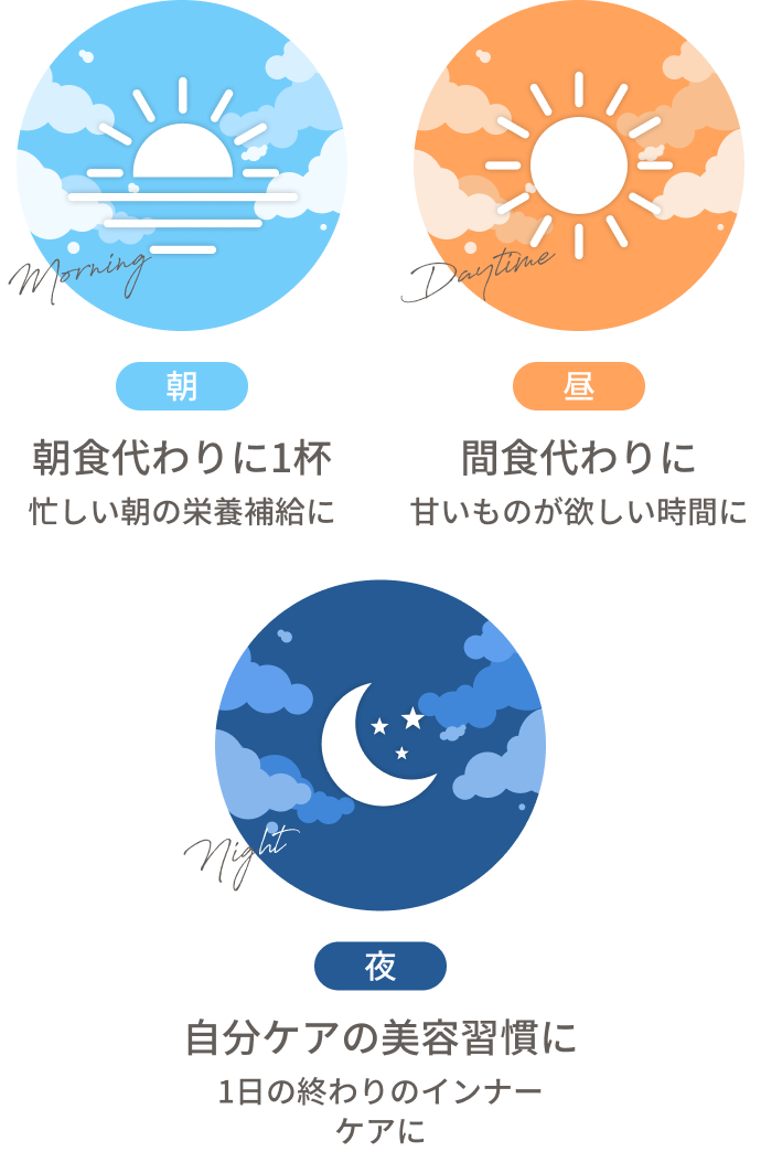 朝食代わりに1杯