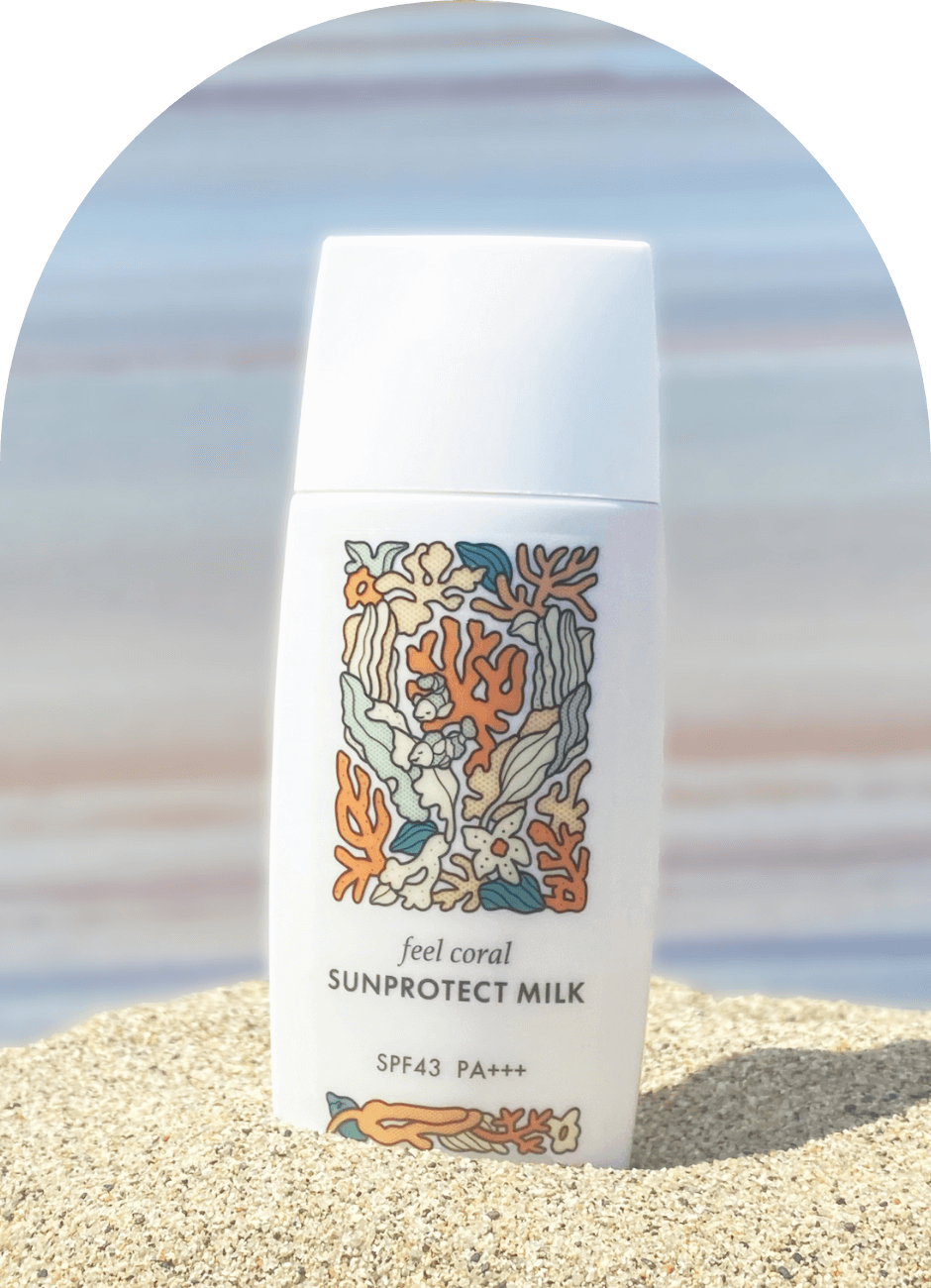Feel coralサンプロテクトミルク(SPF43/PA+++) | Feel coralサン