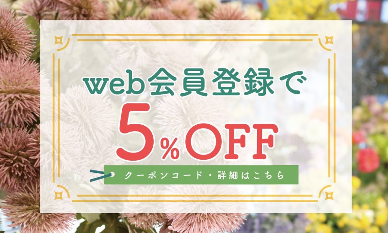 会員5%OFF