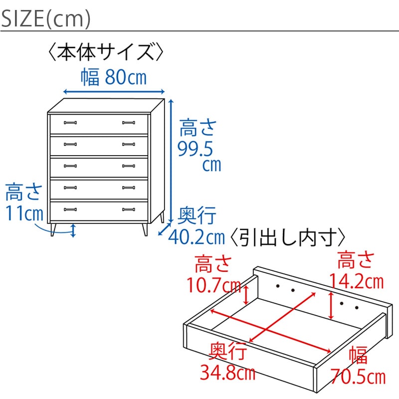 ８０５ チェストサイズ