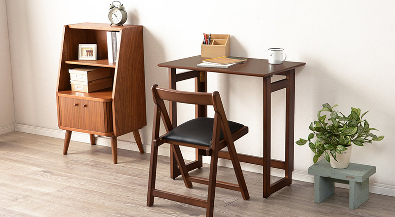 フォールディングデスク＆チェア　BR/NA フォールディング デスク＆チェア｜B-COMPANY公式オンラインショップ